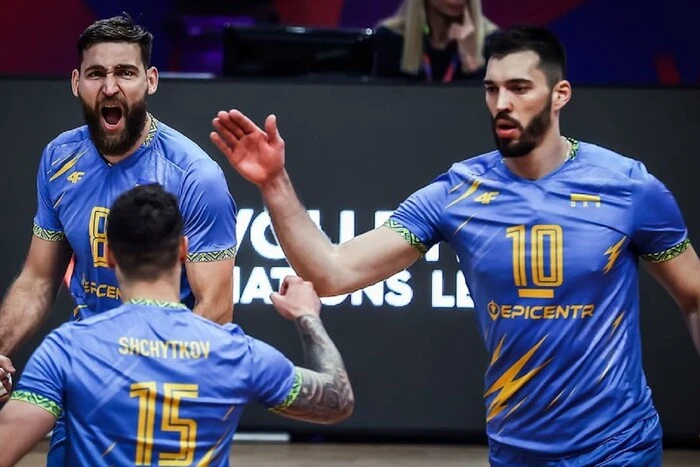 Die Ukraine besiegte den Olympiateilnehmer 2024 im Debütspiel in der Volleyball-Liga der Nationen