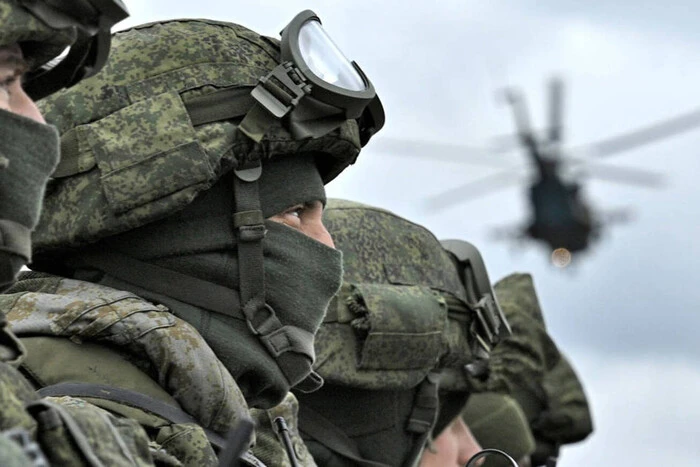 Military equipment of Russian origin near the city of Sumy