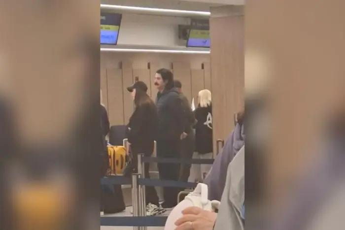 Павел Зибров в кишиневском аэропорту