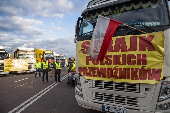 Polscy przewoźnicy ogłosili protest przy granicy z Ukrainą