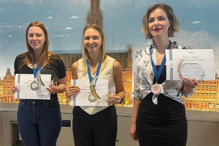 Three medals at the European Championship in checkers
