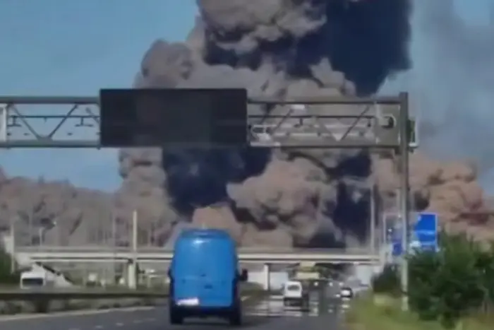 An explosion occurred at a gas station near Zhytomyr (video)