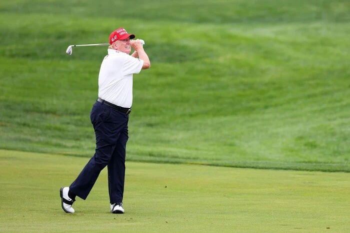 Trump won the golf championship