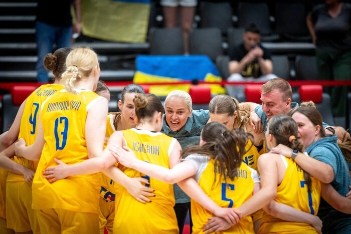 The Ukrainian women's national basketball team secured its third victory at the U-18 European Championship
