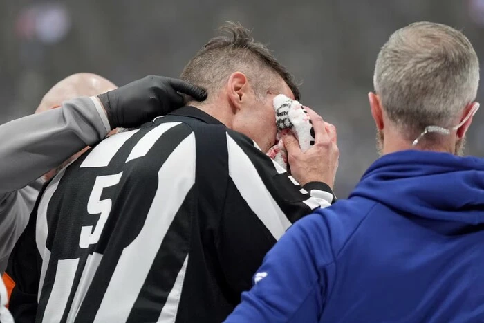 NHL Referee Ends Match Early Due to Puck to the Head