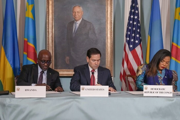 Rwanda and Congo signed a peace agreement mediated by the USA