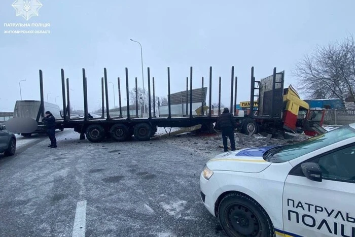 Accident on the M-06 highway in Zhytomyr region