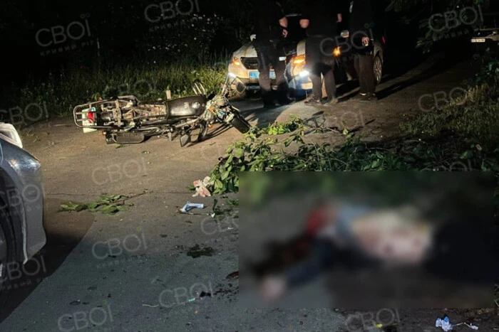 У Кривому Розі байкер розбився на смерть, тікаючи від поліції