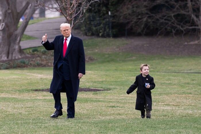 Das Bild von Trump und dem Sohn von Elon Musk wurde viral