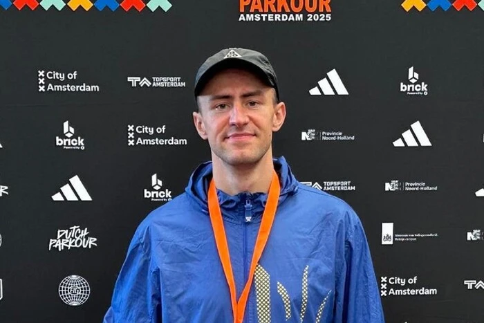 Ein Ukrainer gewann Silber bei der Weltcup-Runde im Parkour