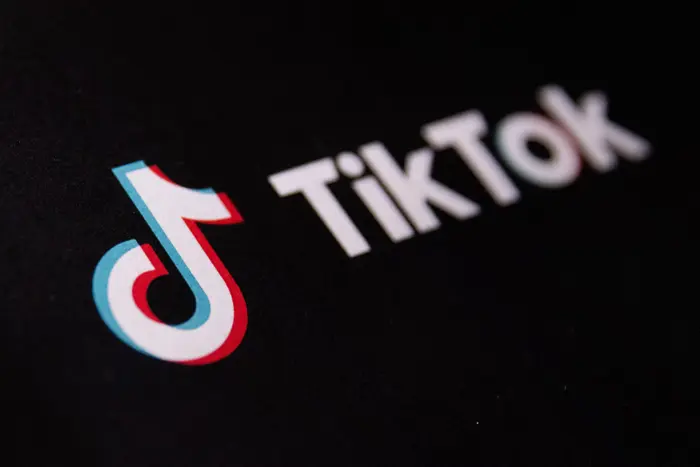 TikTok logo crossed out by a ban