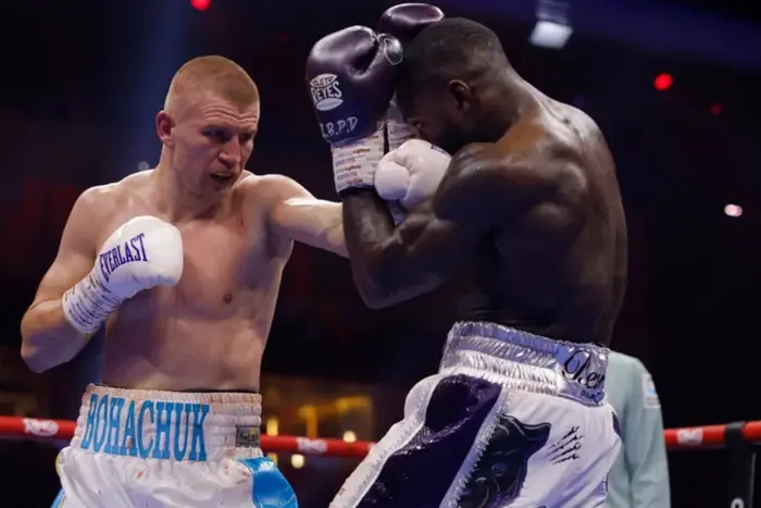 Der ukrainische Boxer Bohatschuk hat vor dem Kampf von Usyk und Fury gewonnen