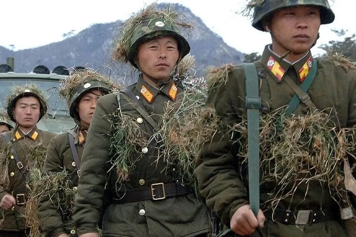 Soldiers from North Korea in military operations