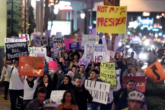 Americans prepare for a massive protest before Trump's inauguration