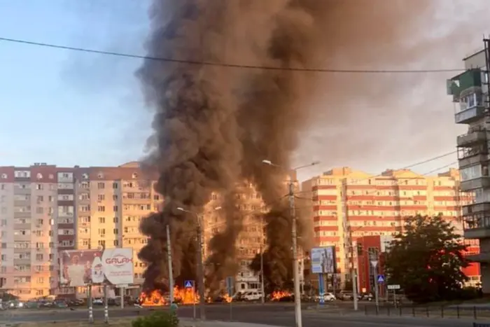 Зображено наслідки влучання у Сумах