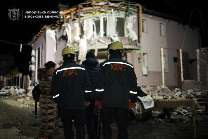 Photos of the consequences of the massive attack in Zaporizhzhia