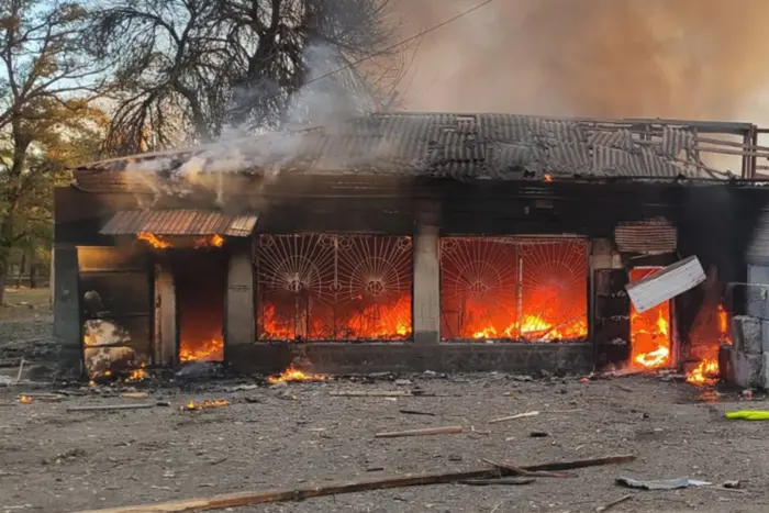 Витік крові з будівлі відділення «Нової пошти»