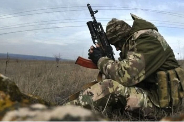 Ukrainian military equipment on display