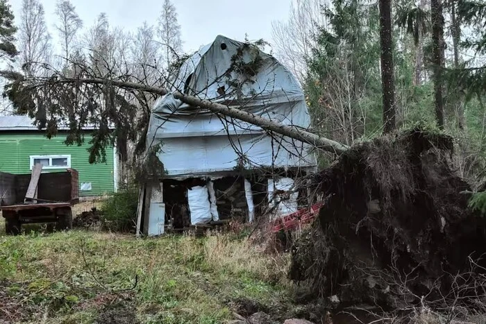 Ураган у Фінляндії, знеструмлені будинки