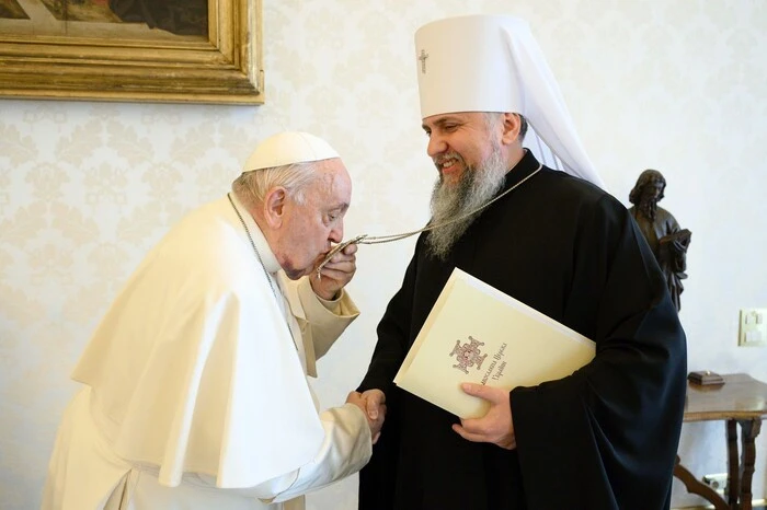 Pope Francis and Epiphanius met