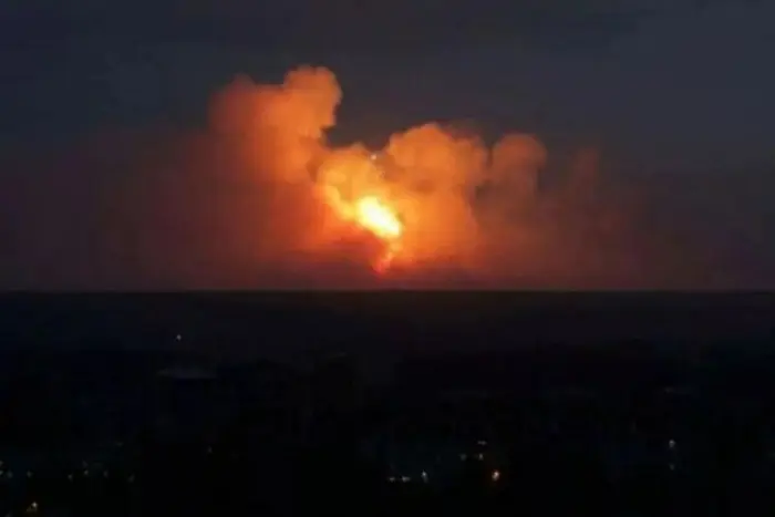 Explosions in Kharkiv