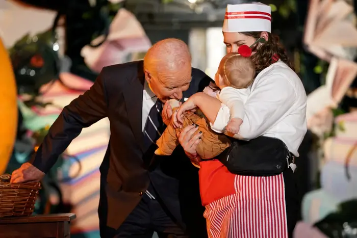 Biden shows fear of sophisticated costumes