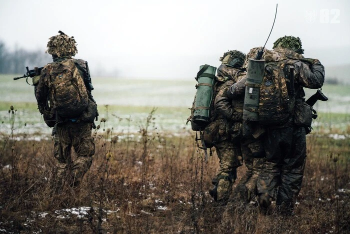 The General Staff checks the formation of the 156th brigade