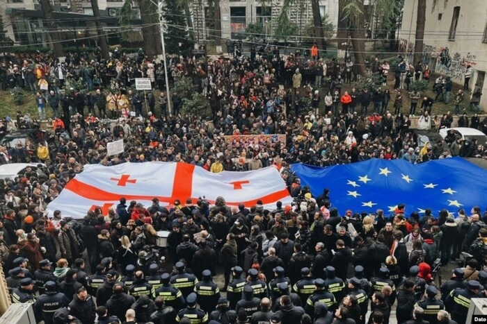 Погрози протестувальників в Грузії