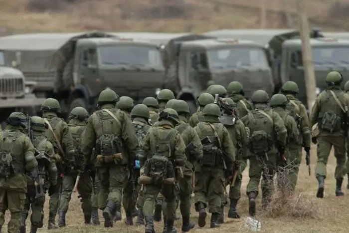 Paratroopers at the outskirts of Kup'yansk