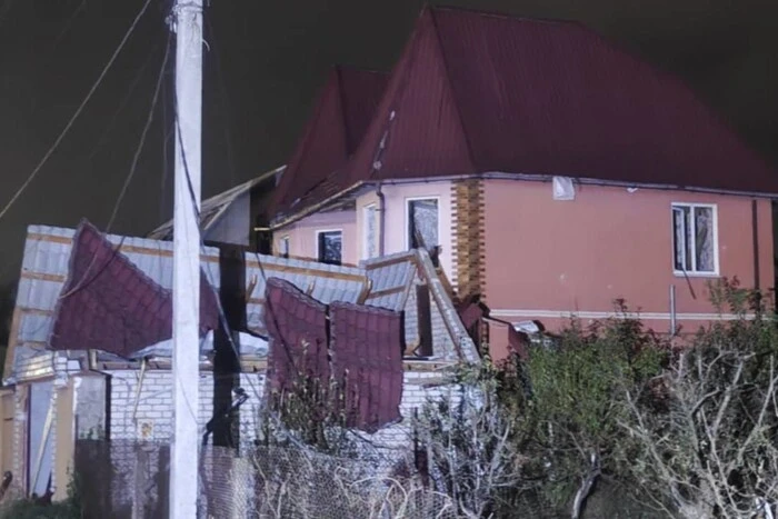 Destroyed house in Odessa