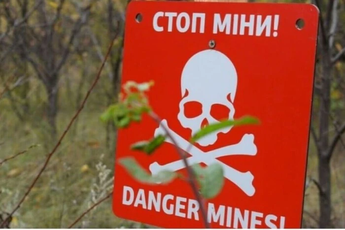 Russian military mine the territory of Kherson