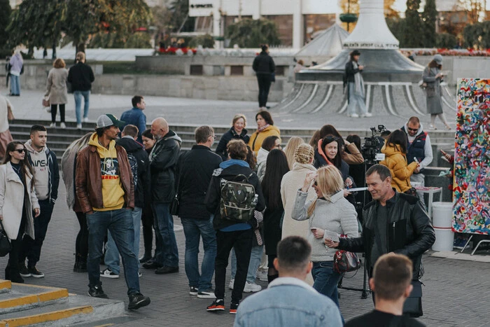 Residents in the territory controlled by Ukraine