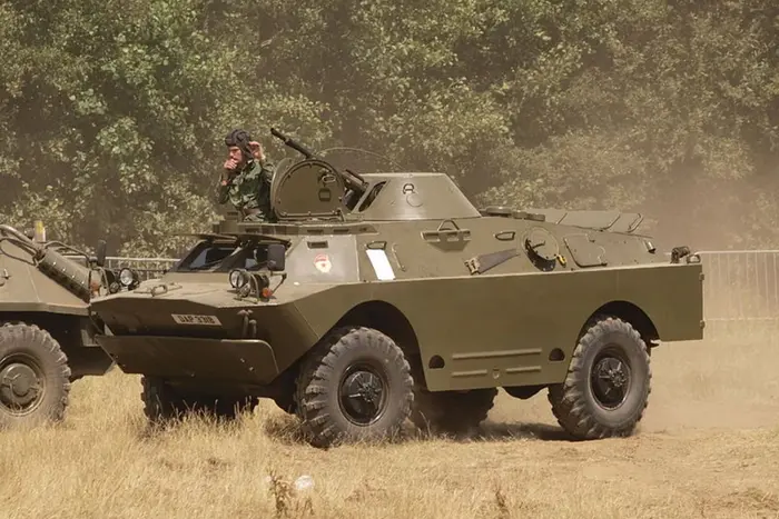 BRDM-2 restored for the war in Ukraine