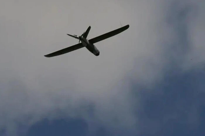 Drone attacking an airport in Russia