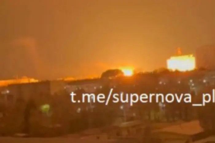 Fire on Russian Bryansk as a result of drone attacks