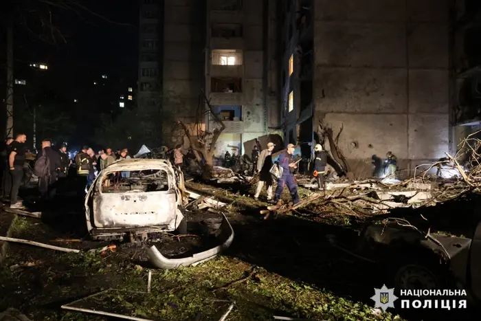 Die Polizei zeigte die Folgen des russischen Angriffs auf Charkiw (Foto)