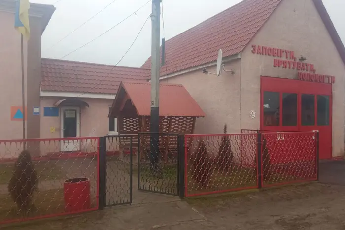 Fire station near the border with Belarus