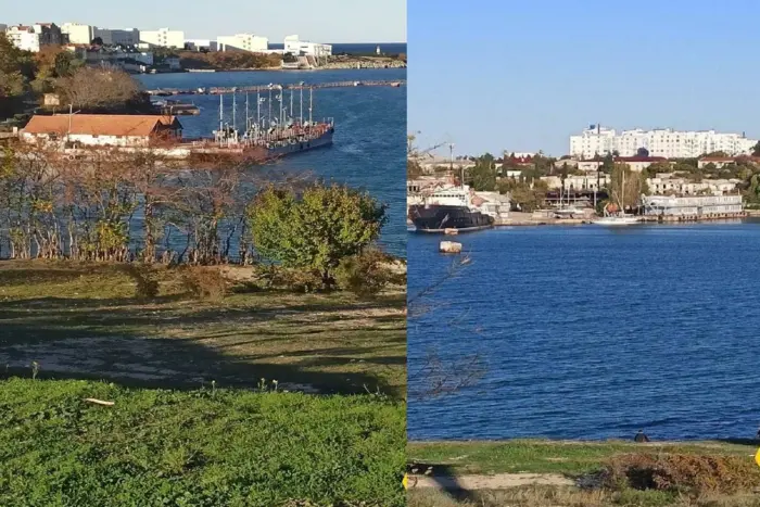 Besatzer in Sewastopol errichten Verteidigungsanlagen in der Bucht, um Schiffe zurückzubringen - ATEŠ