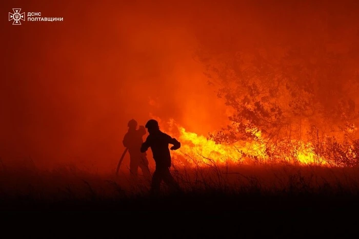 Пожары в Украине: области, детали, ГСЧС