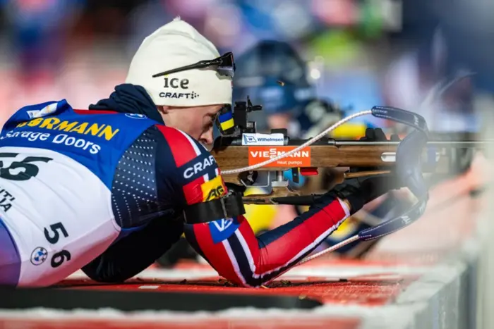 Norwegian biathlete supports Ukraine