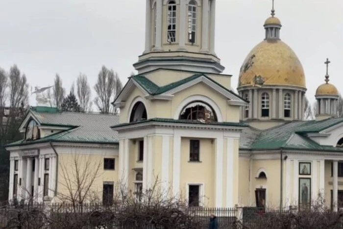 UOC MP Cathedral in Zaporizhzhia after the rocket strike