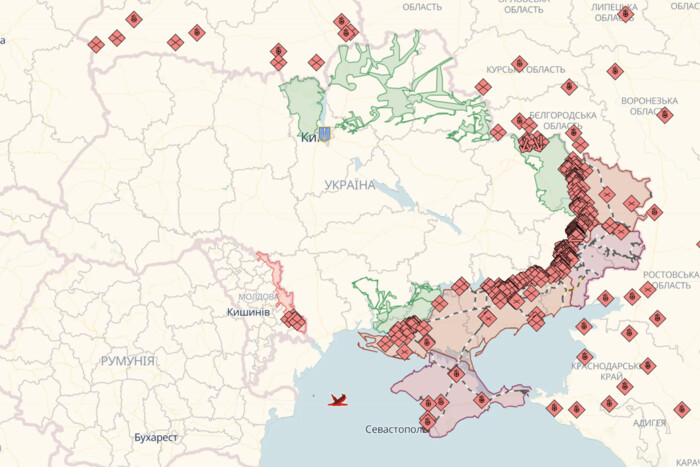 Online-Karte der Kriegshandlungen in der Ukraine am 31. Oktober: Frontsituation