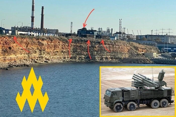 Geolocation and photos of the 'Pantsir-S1' system in Crimea