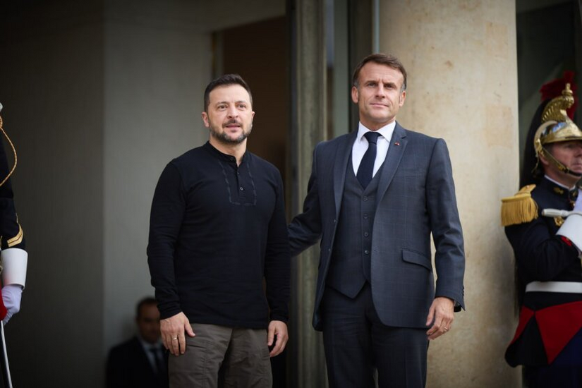 Macron and Zelensky met for negotiations