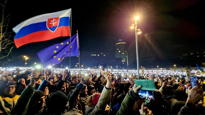 Bratislava – nicht Moskau: Selenskyj reagierte auf die Proteste in der Slowakei