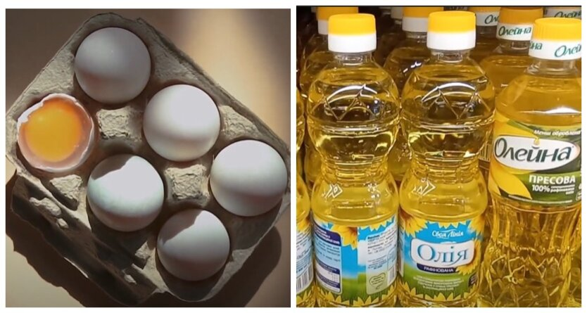 Price increases for eggs and sunflower oil