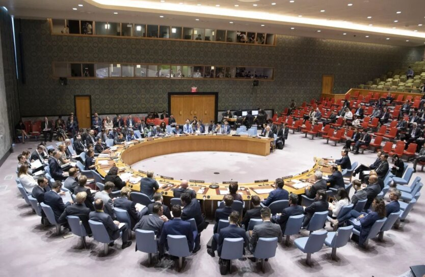 Russian delegation at the UN Security Council