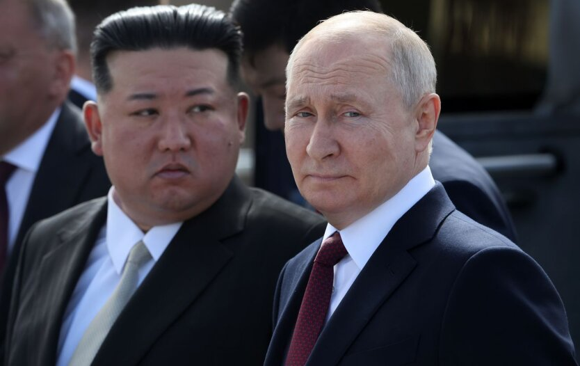 Putin and Kim Jong Un together