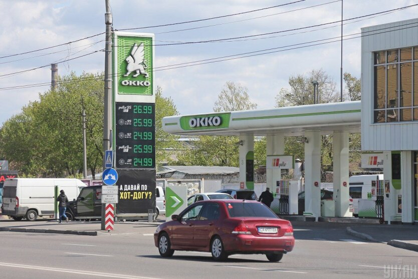 Prices for petrol in Lviv region