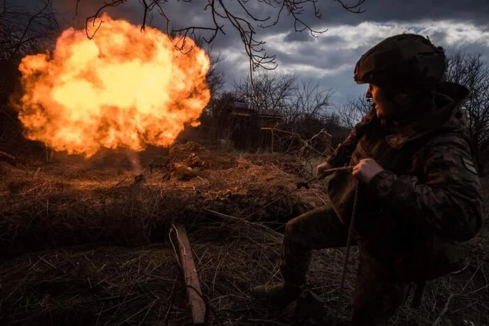 Karte der Kampfhandlungen in der Ukraine zum 16. März 2025